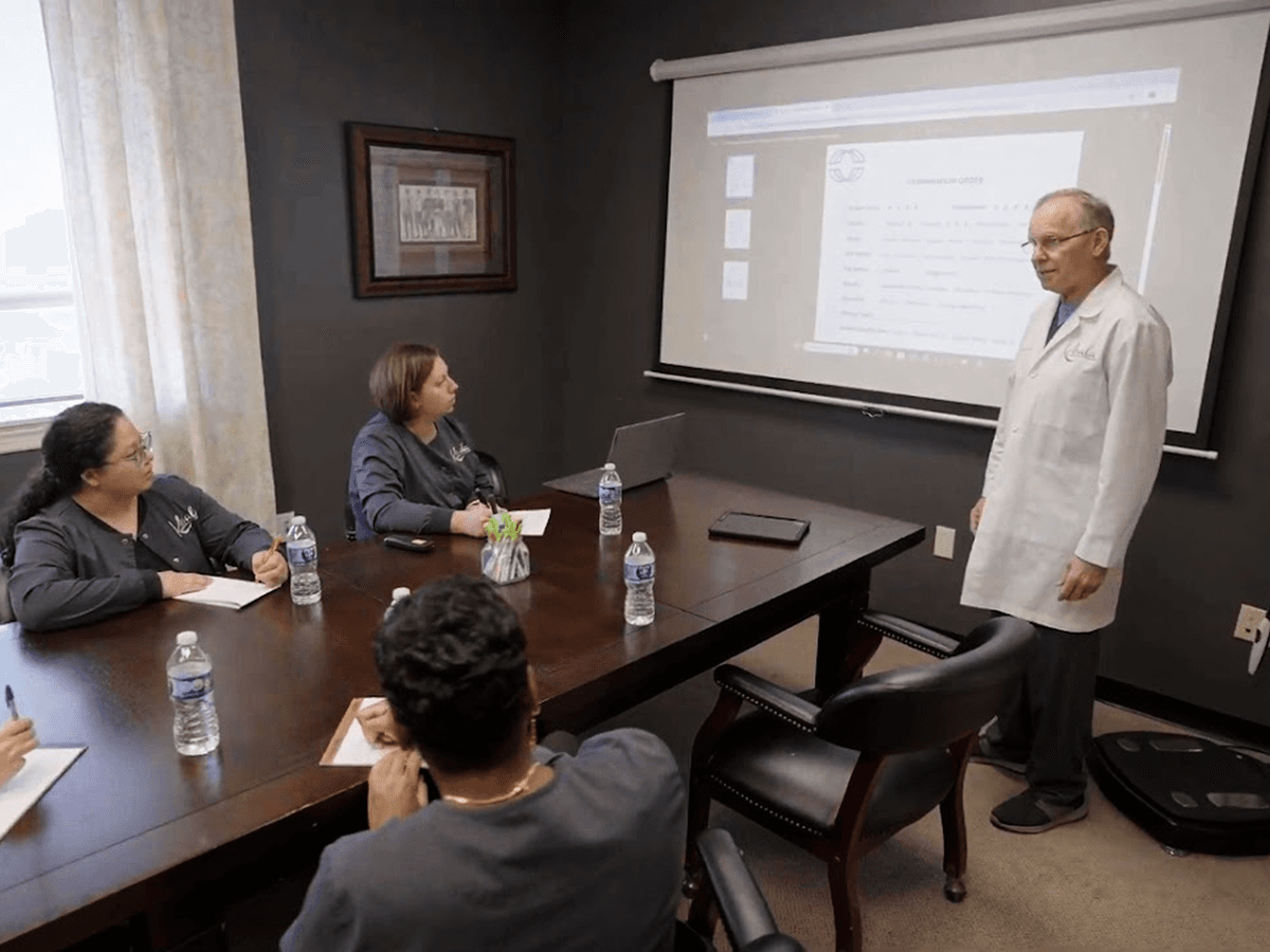 Conversation between a doctor and a patient